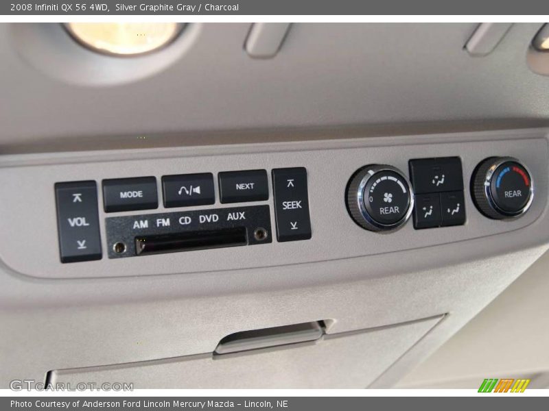 Silver Graphite Gray / Charcoal 2008 Infiniti QX 56 4WD