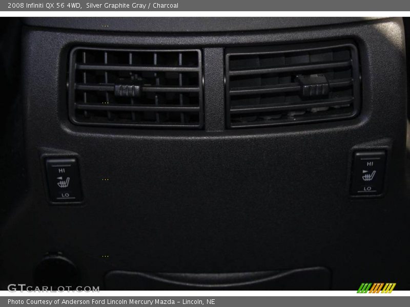 Silver Graphite Gray / Charcoal 2008 Infiniti QX 56 4WD