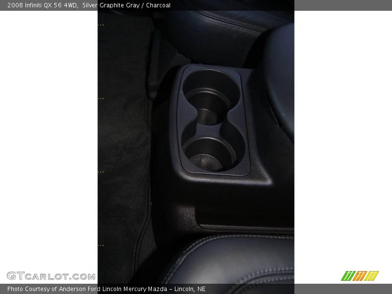 Silver Graphite Gray / Charcoal 2008 Infiniti QX 56 4WD