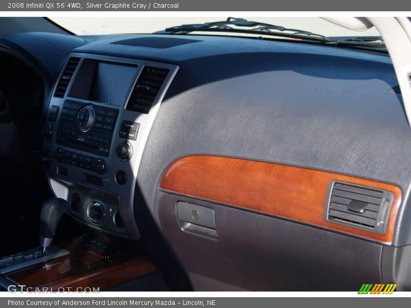 Silver Graphite Gray / Charcoal 2008 Infiniti QX 56 4WD