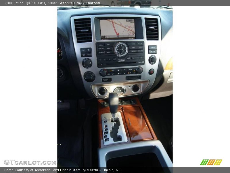 Silver Graphite Gray / Charcoal 2008 Infiniti QX 56 4WD