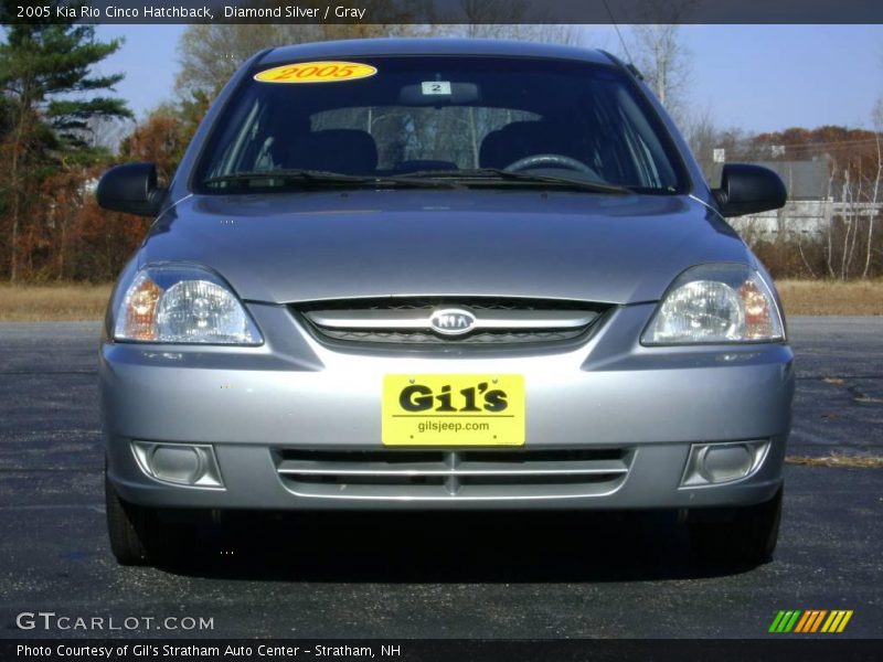Diamond Silver / Gray 2005 Kia Rio Cinco Hatchback