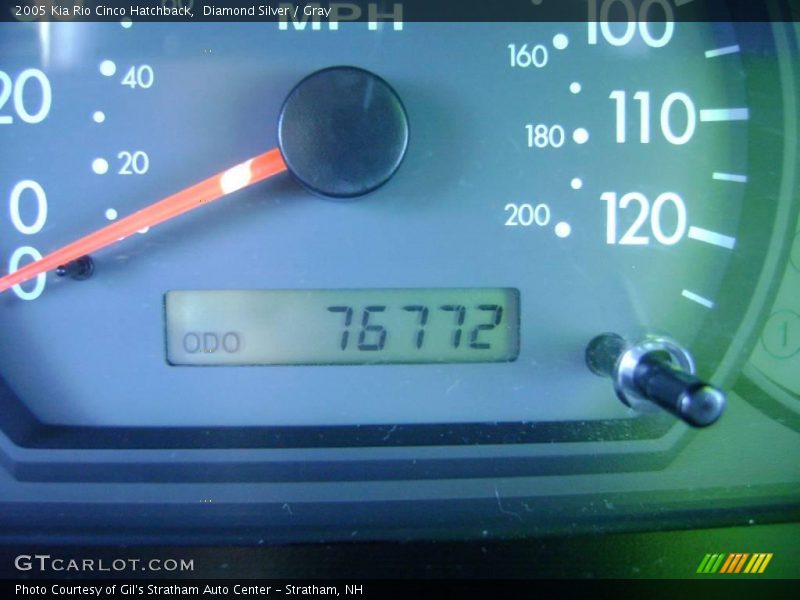 Diamond Silver / Gray 2005 Kia Rio Cinco Hatchback