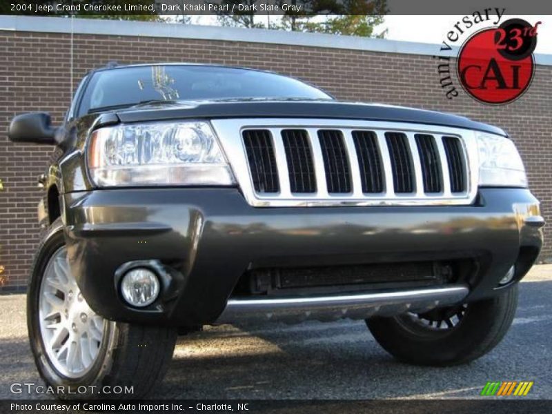 Dark Khaki Pearl / Dark Slate Gray 2004 Jeep Grand Cherokee Limited