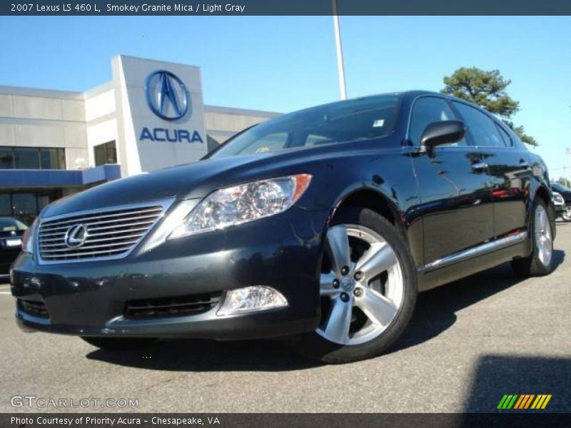 Smokey Granite Mica / Light Gray 2007 Lexus LS 460 L