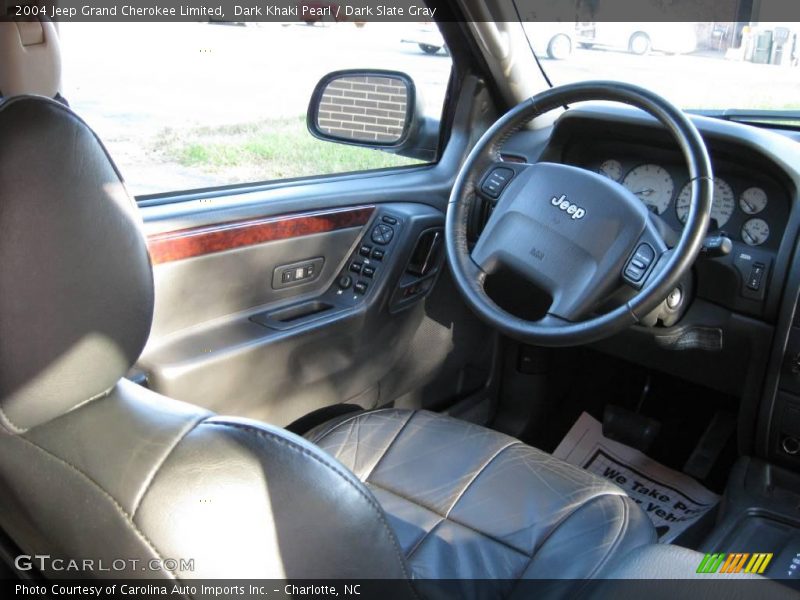 Dark Khaki Pearl / Dark Slate Gray 2004 Jeep Grand Cherokee Limited