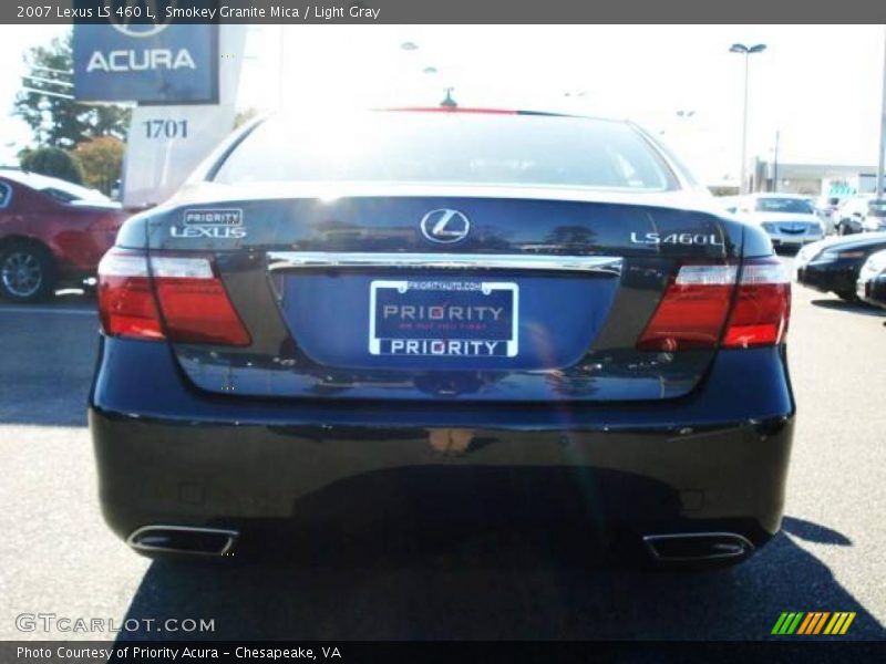 Smokey Granite Mica / Light Gray 2007 Lexus LS 460 L