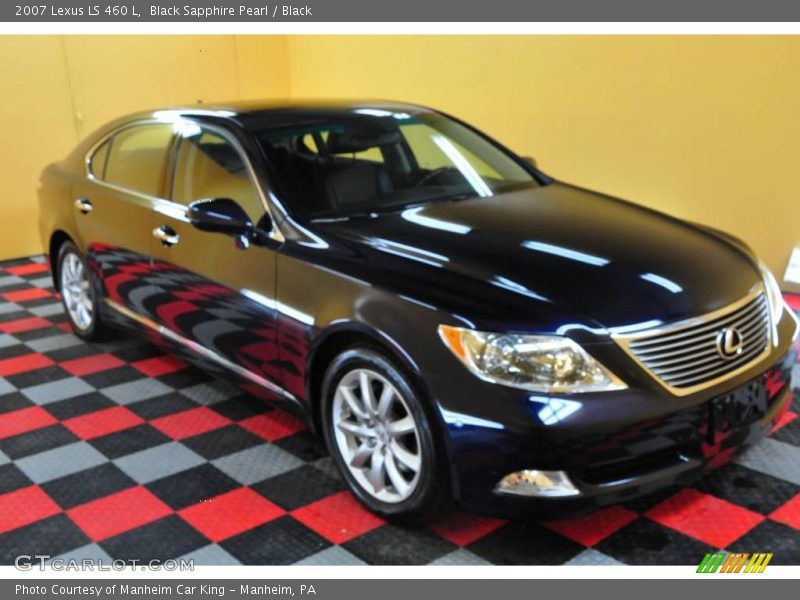 Black Sapphire Pearl / Black 2007 Lexus LS 460 L