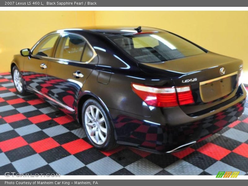Black Sapphire Pearl / Black 2007 Lexus LS 460 L