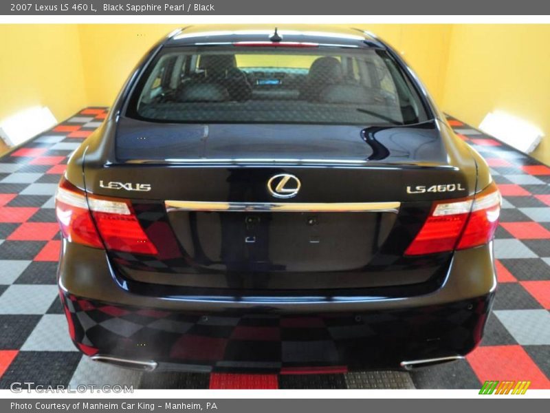Black Sapphire Pearl / Black 2007 Lexus LS 460 L
