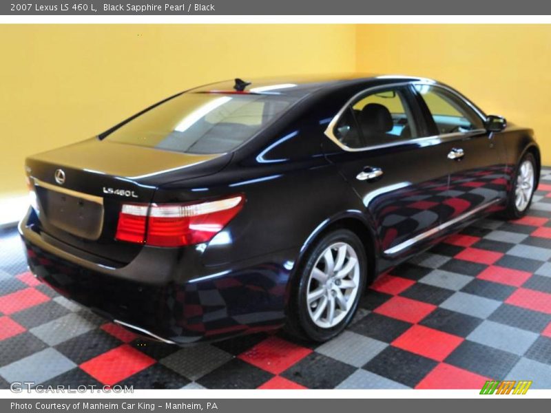 Black Sapphire Pearl / Black 2007 Lexus LS 460 L