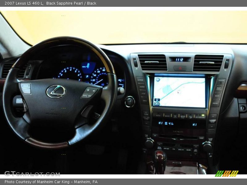 Black Sapphire Pearl / Black 2007 Lexus LS 460 L