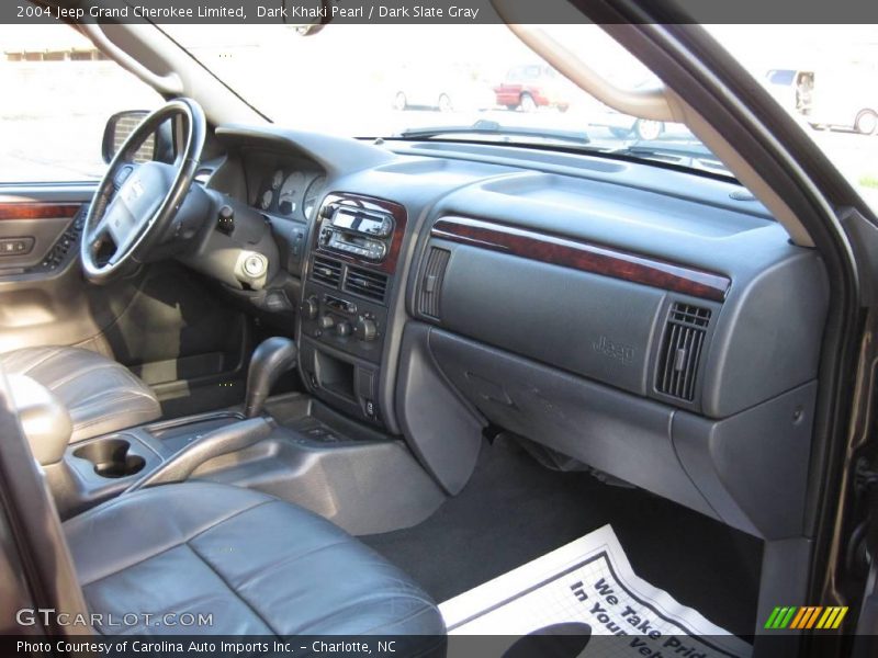Dark Khaki Pearl / Dark Slate Gray 2004 Jeep Grand Cherokee Limited