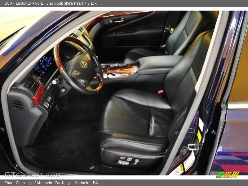 Black Sapphire Pearl / Black 2007 Lexus LS 460 L