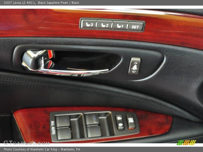 Black Sapphire Pearl / Black 2007 Lexus LS 460 L