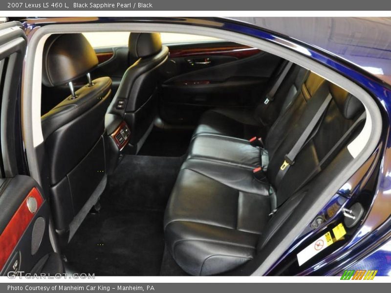 Black Sapphire Pearl / Black 2007 Lexus LS 460 L