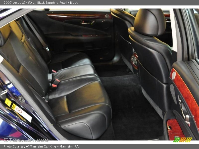 Black Sapphire Pearl / Black 2007 Lexus LS 460 L