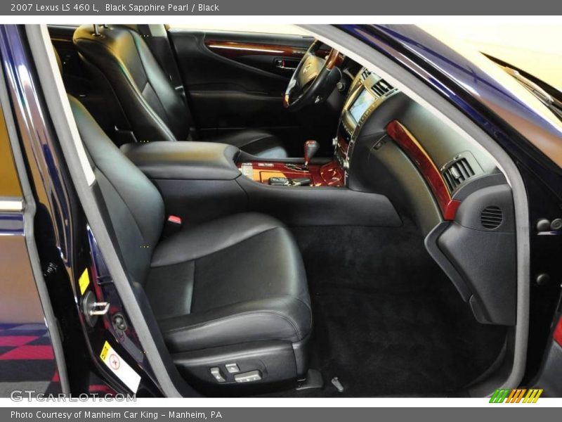 Black Sapphire Pearl / Black 2007 Lexus LS 460 L