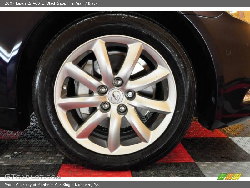 Black Sapphire Pearl / Black 2007 Lexus LS 460 L