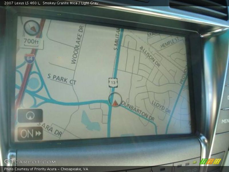 Smokey Granite Mica / Light Gray 2007 Lexus LS 460 L