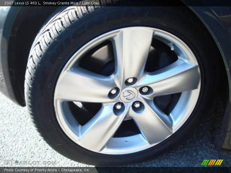 Smokey Granite Mica / Light Gray 2007 Lexus LS 460 L