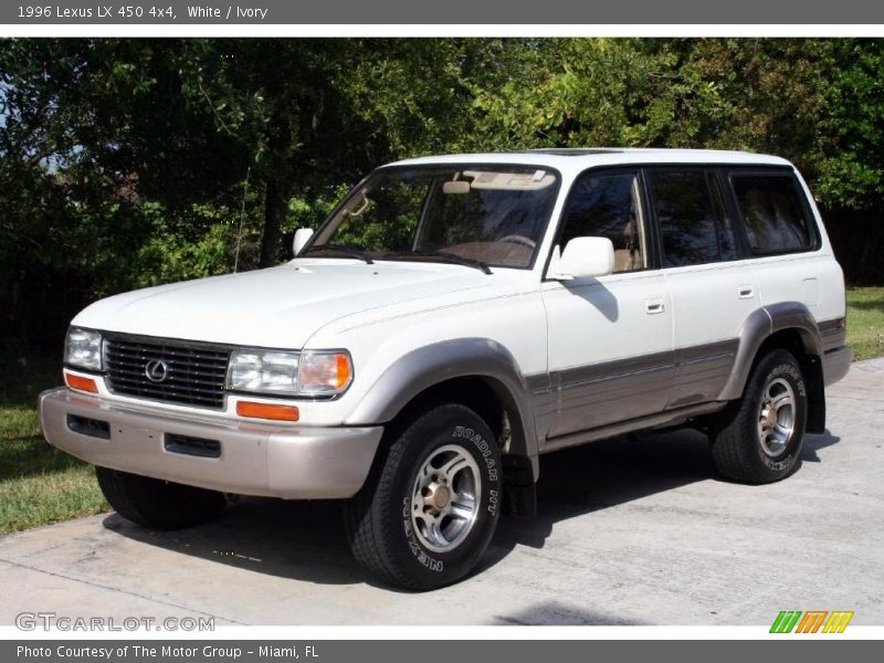 White / Ivory 1996 Lexus LX 450 4x4