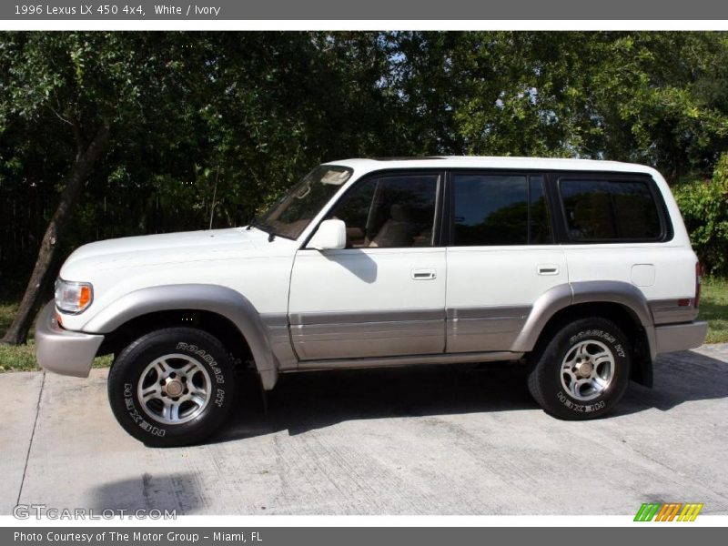White / Ivory 1996 Lexus LX 450 4x4
