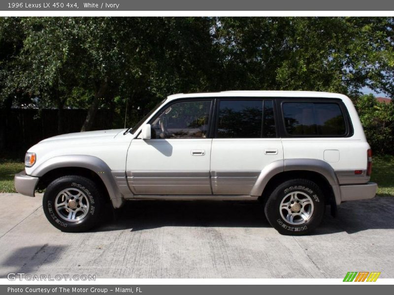 White / Ivory 1996 Lexus LX 450 4x4