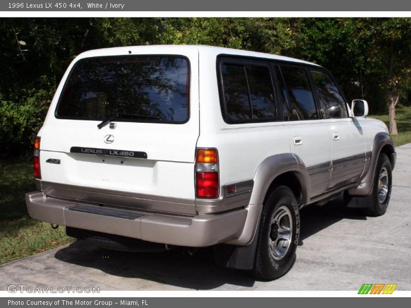 White / Ivory 1996 Lexus LX 450 4x4