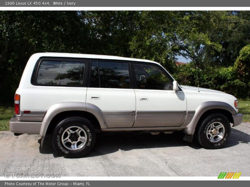 White / Ivory 1996 Lexus LX 450 4x4