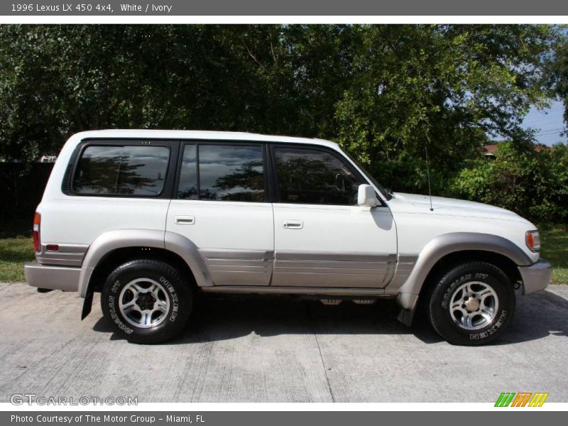 White / Ivory 1996 Lexus LX 450 4x4