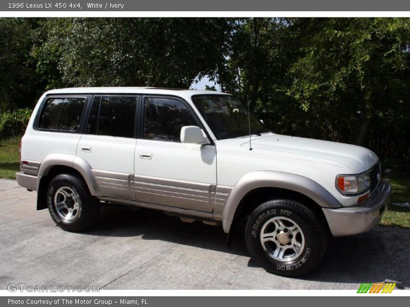 White / Ivory 1996 Lexus LX 450 4x4