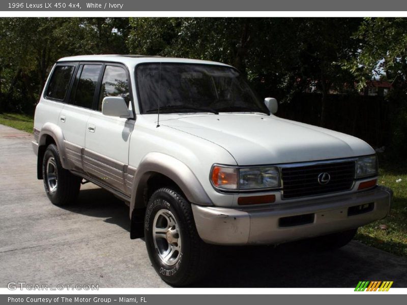 White / Ivory 1996 Lexus LX 450 4x4