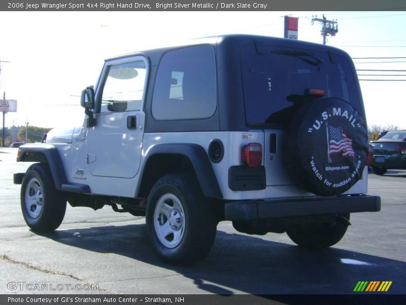 Bright Silver Metallic / Dark Slate Gray 2006 Jeep Wrangler Sport 4x4 Right Hand Drive