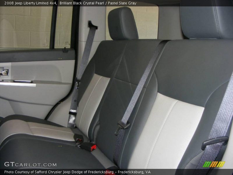 Brilliant Black Crystal Pearl / Pastel Slate Gray 2008 Jeep Liberty Limited 4x4