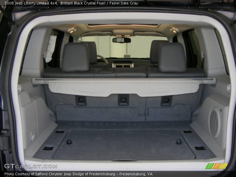 Brilliant Black Crystal Pearl / Pastel Slate Gray 2008 Jeep Liberty Limited 4x4