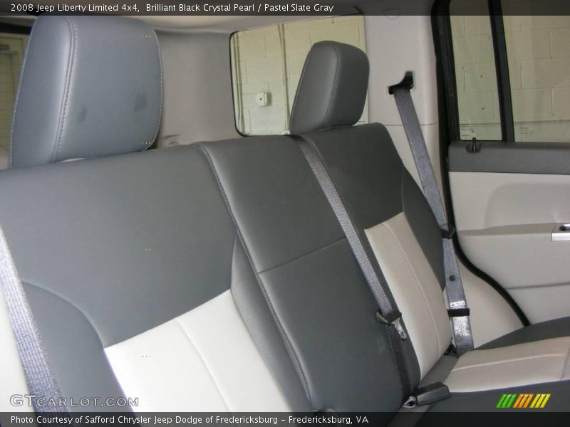 Brilliant Black Crystal Pearl / Pastel Slate Gray 2008 Jeep Liberty Limited 4x4
