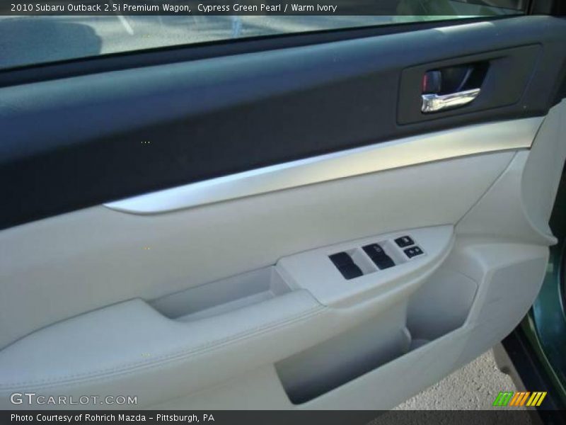 Cypress Green Pearl / Warm Ivory 2010 Subaru Outback 2.5i Premium Wagon