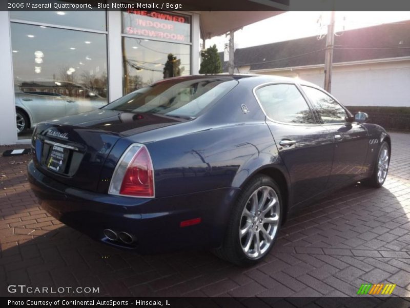 Blue Nettuno Metallic / Beige 2006 Maserati Quattroporte