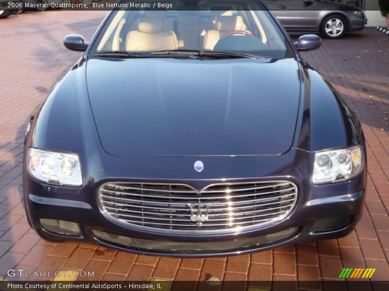 Blue Nettuno Metallic / Beige 2006 Maserati Quattroporte