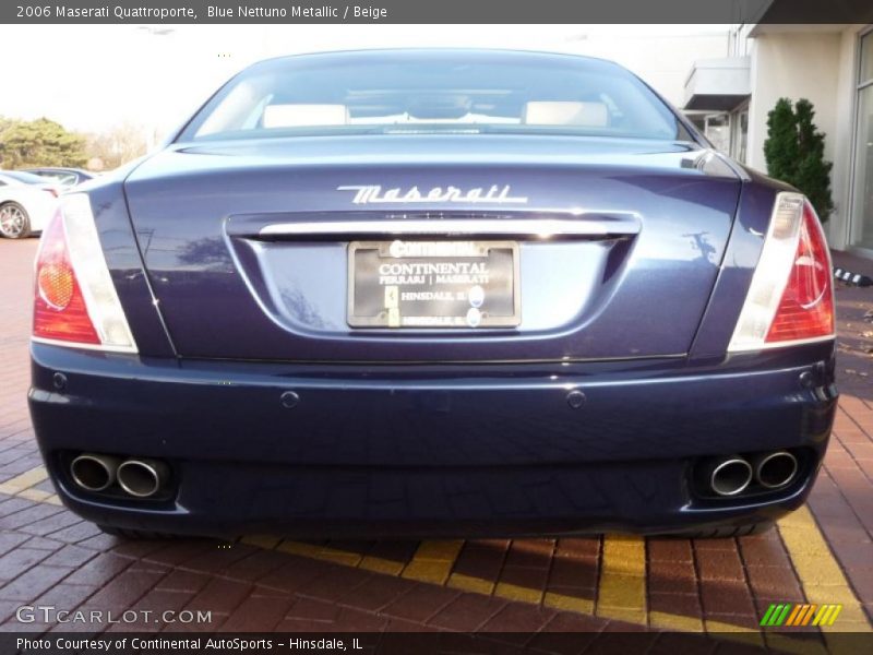 Blue Nettuno Metallic / Beige 2006 Maserati Quattroporte
