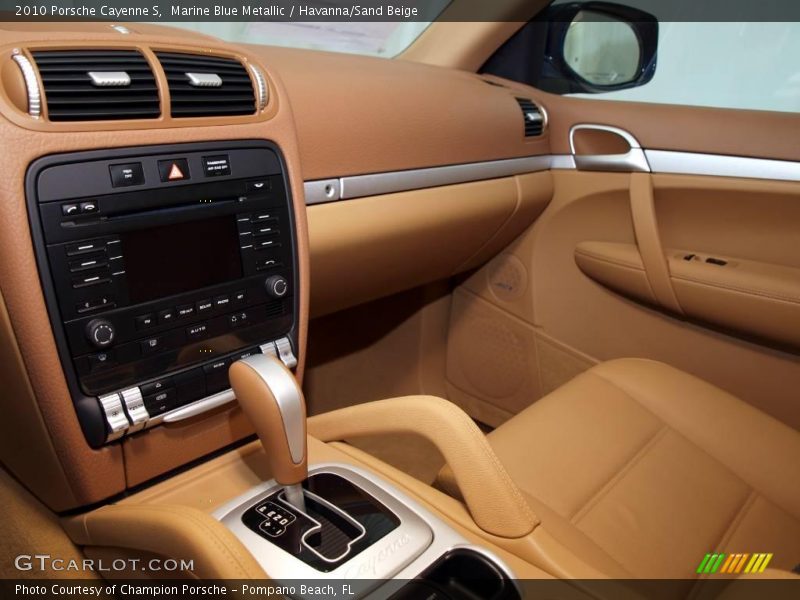 Marine Blue Metallic / Havanna/Sand Beige 2010 Porsche Cayenne S