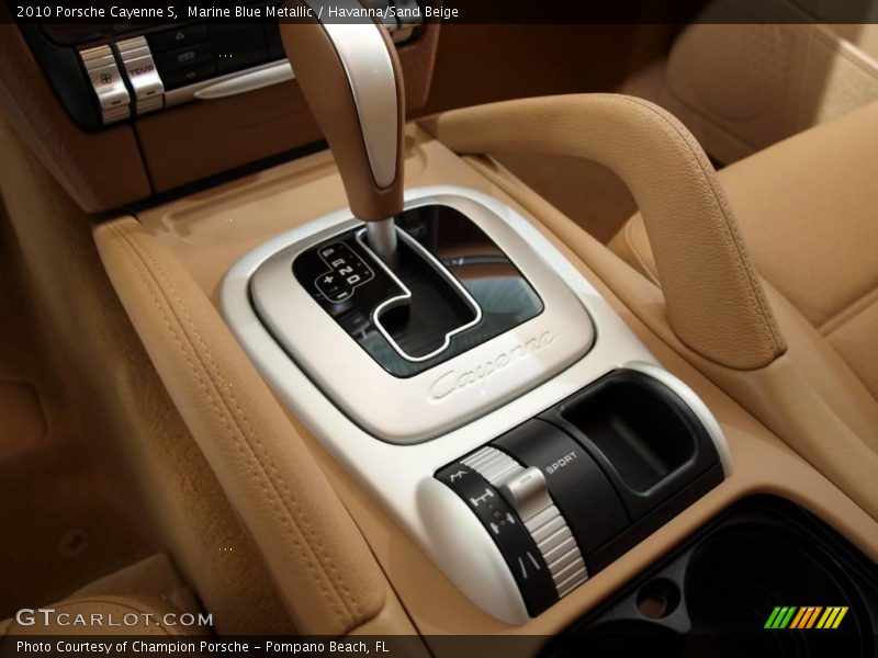 Marine Blue Metallic / Havanna/Sand Beige 2010 Porsche Cayenne S