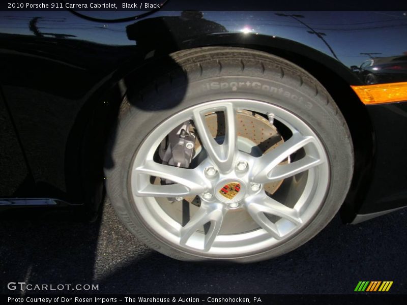 Black / Black 2010 Porsche 911 Carrera Cabriolet