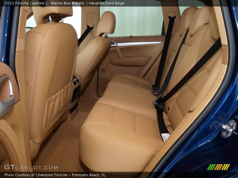 Marine Blue Metallic / Havanna/Sand Beige 2010 Porsche Cayenne S