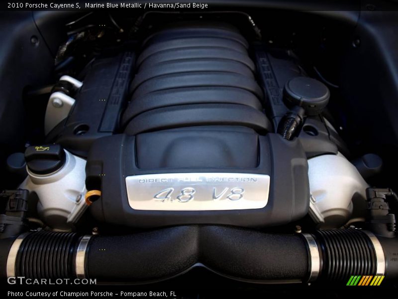 Marine Blue Metallic / Havanna/Sand Beige 2010 Porsche Cayenne S