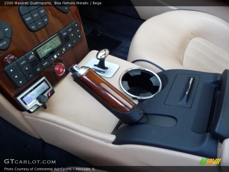 Blue Nettuno Metallic / Beige 2006 Maserati Quattroporte