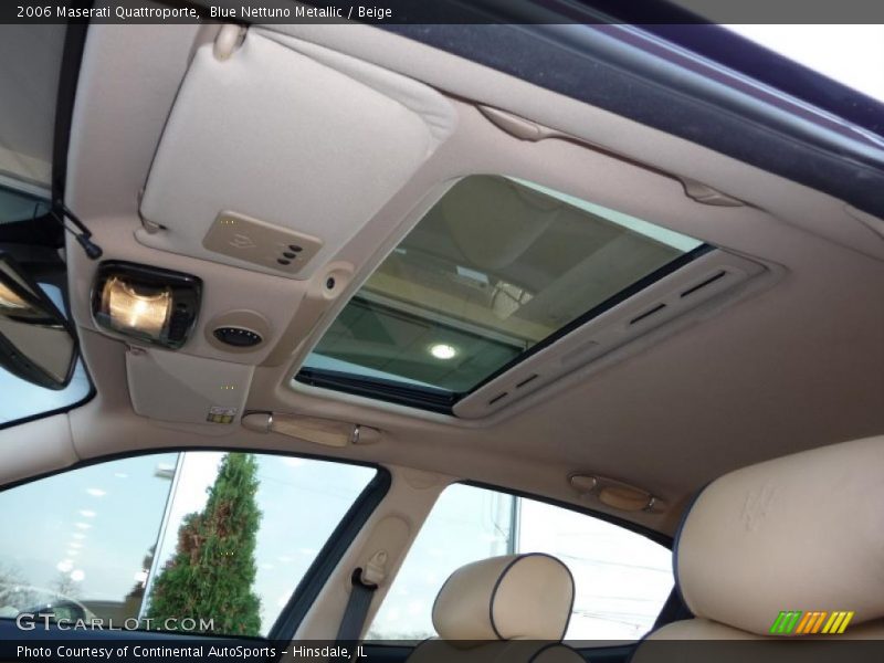 Blue Nettuno Metallic / Beige 2006 Maserati Quattroporte
