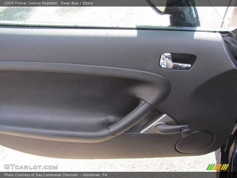 Deep Blue / Ebony 2006 Pontiac Solstice Roadster