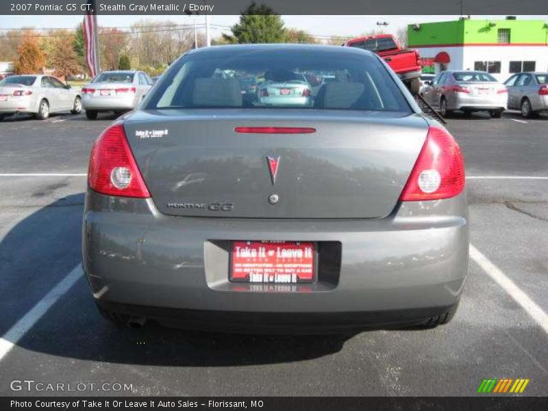 Stealth Gray Metallic / Ebony 2007 Pontiac G5 GT